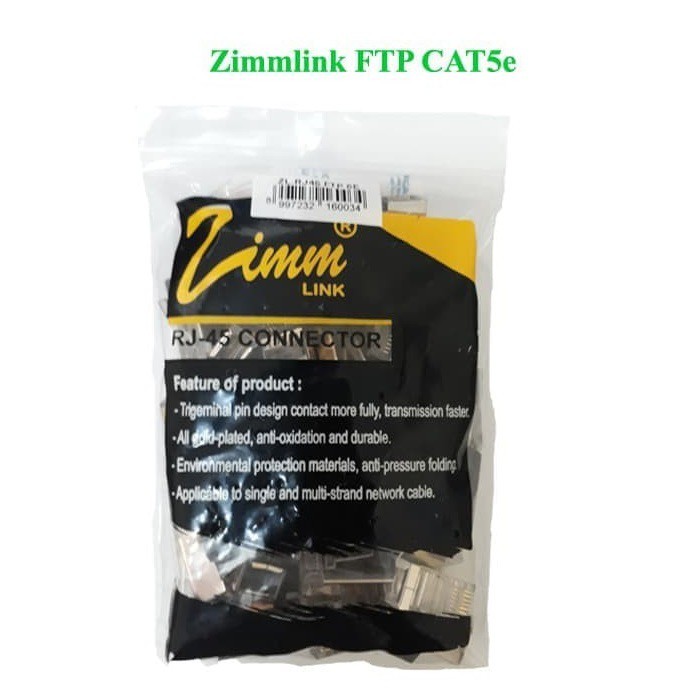 Zimm Link Connector FTP RJ45 CAT5e