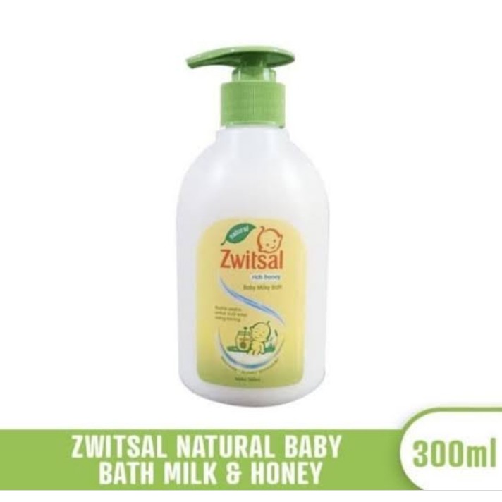 Zwitsal Baby Milky Bath Rich Honey 300 Ml