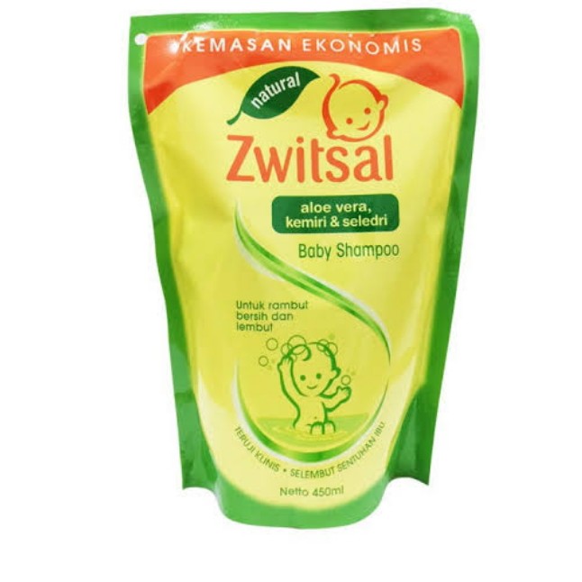 Zwitsal Baby Shampoo Aloe Vera 450 Ml