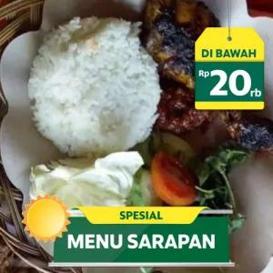 ayam bakar nasi lalapan sambel