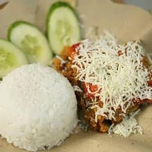 ayam geprek keju