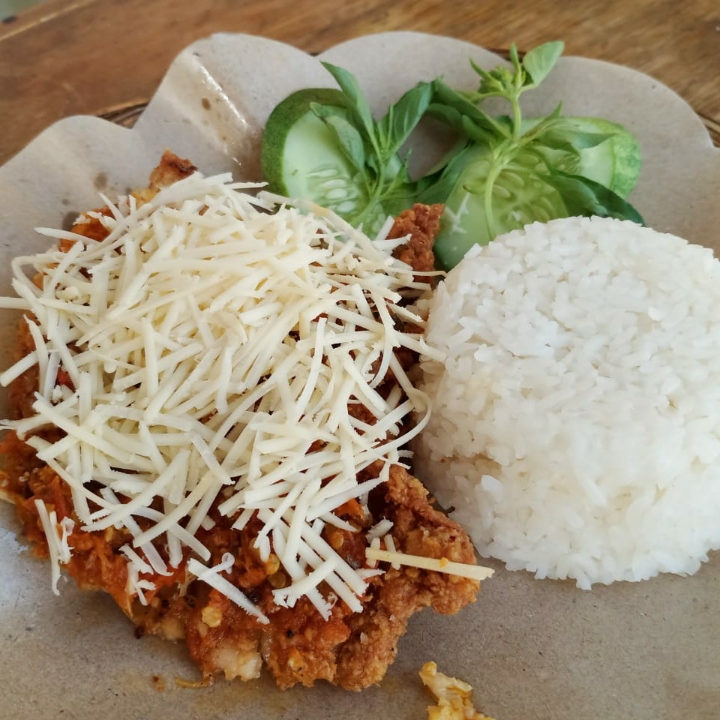 ayam geprek keju ipeh