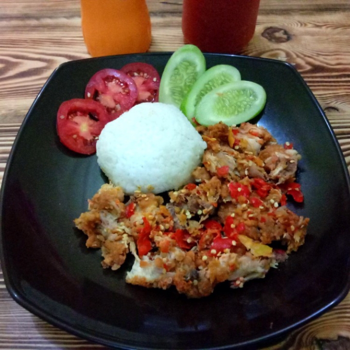 ayam geprek original