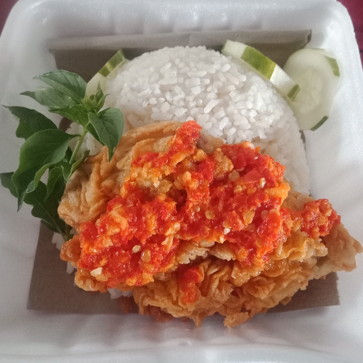 ayam gerpek nasi