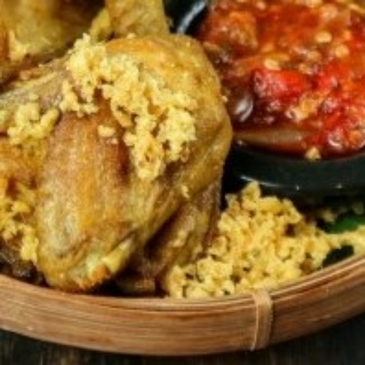 ayam kremes tanpa nasi