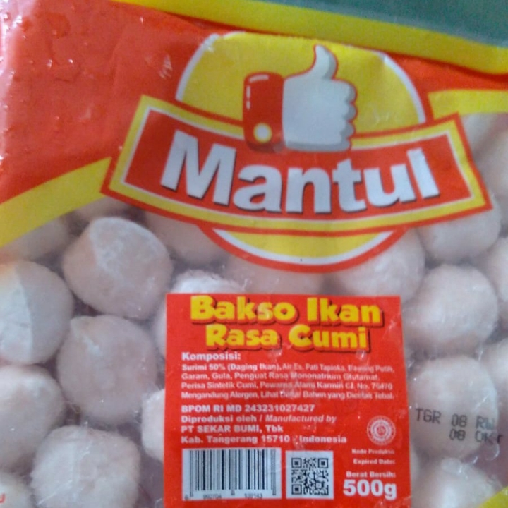 bakso cumi mantul 500gr