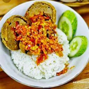 bakso geprek sewot nasi