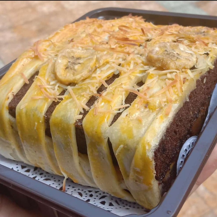 banana brownies pastry