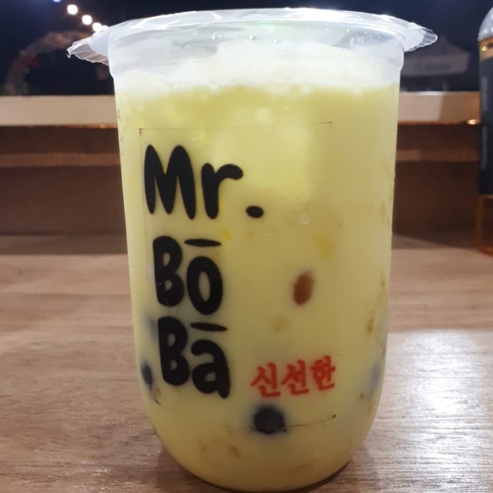 banana fruit boba