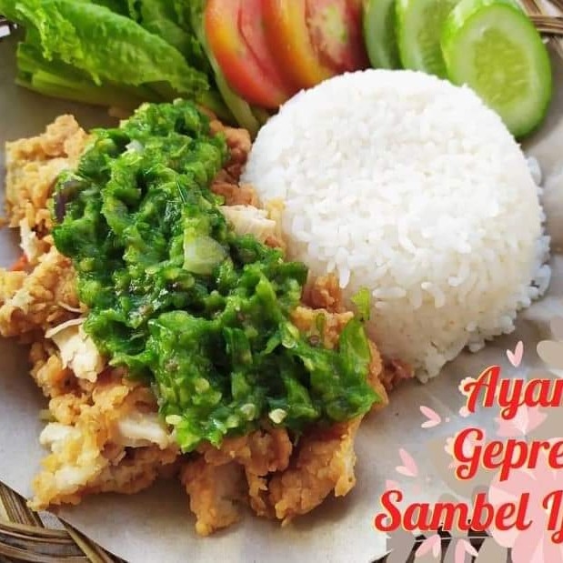 bedjoe geprek sambel ijo