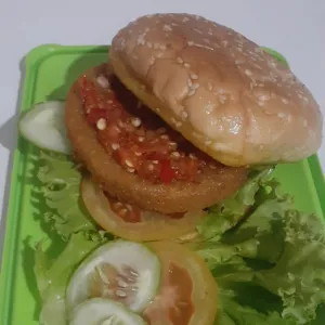 beef burger sambel geprek