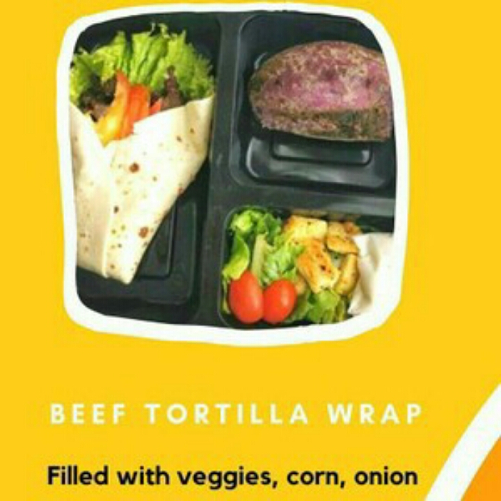 beef tortilla wrap