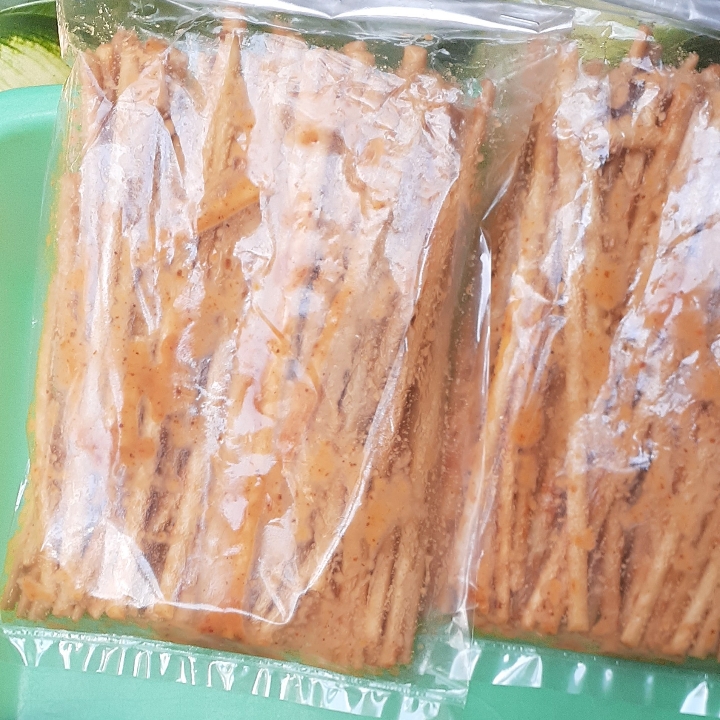 biting kemasan plastik rasa balado jagung manis bakar pedas