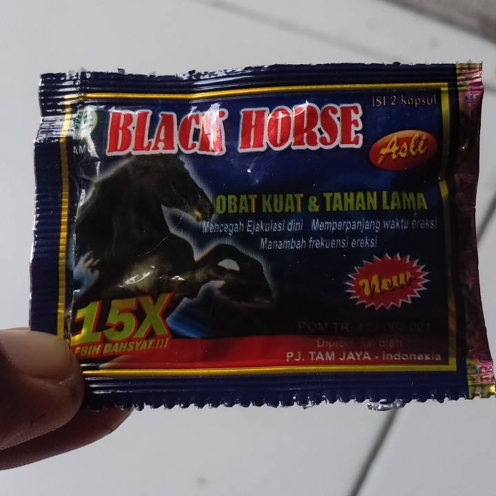 black horse kapsul saset