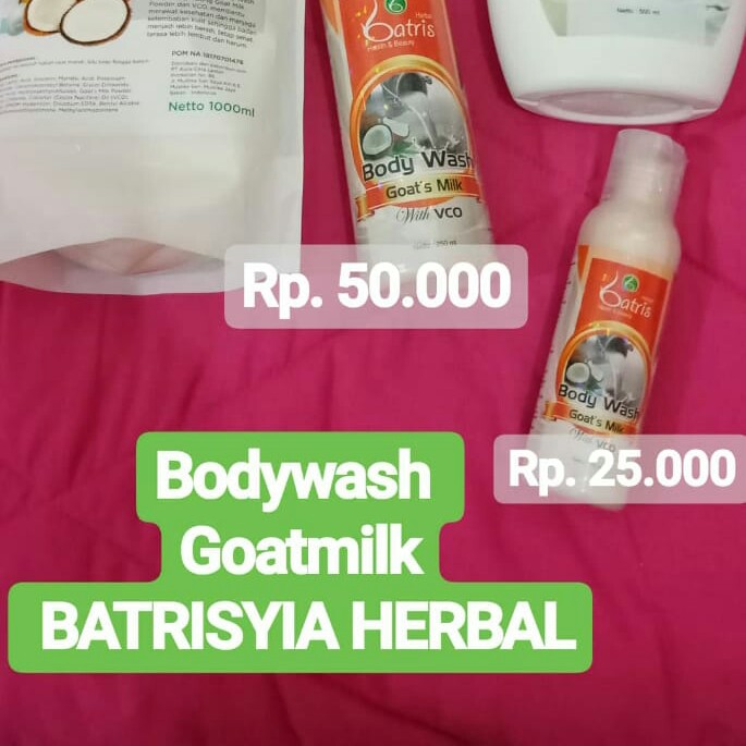 body wash Goat Milk Batrisyia 2