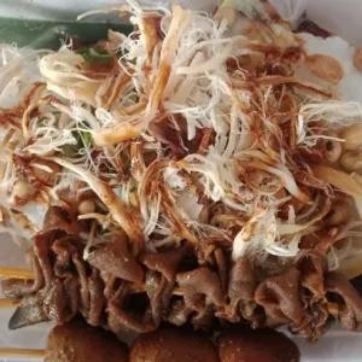 bubur ayam sate usus satu