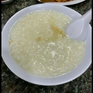 bubur polos krupuk