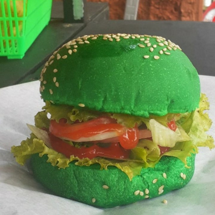 burger hijau