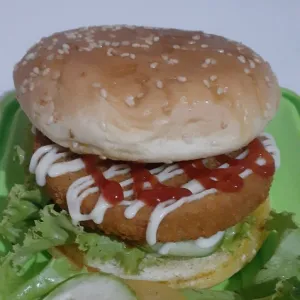 burger olahan ikan