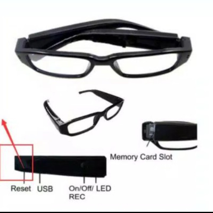 camera Spy Glasses 720P HD Kamera Pengintai Model Kacamata 3