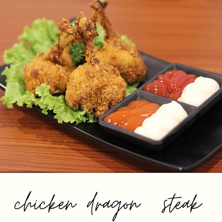 chicken dragon steak