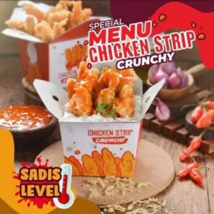 chicken strip crunchy sadis level 1-5