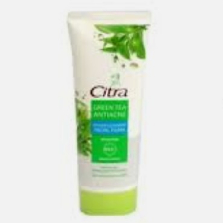 citra green tea anti acne facial foam 50gr