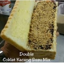 coklat kacang campur