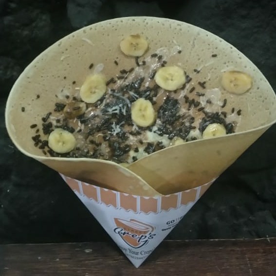 crepea pisang coklat keju susu