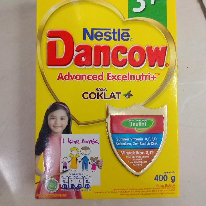 dancow3plus Coklat400g