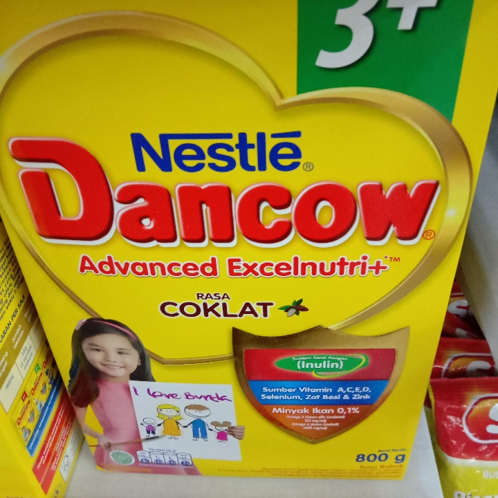 dancow3plus Coklat800g