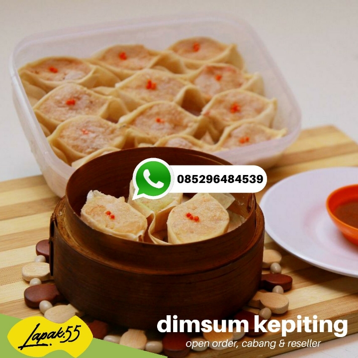 dimsum kepiting porsian isi 3pcs