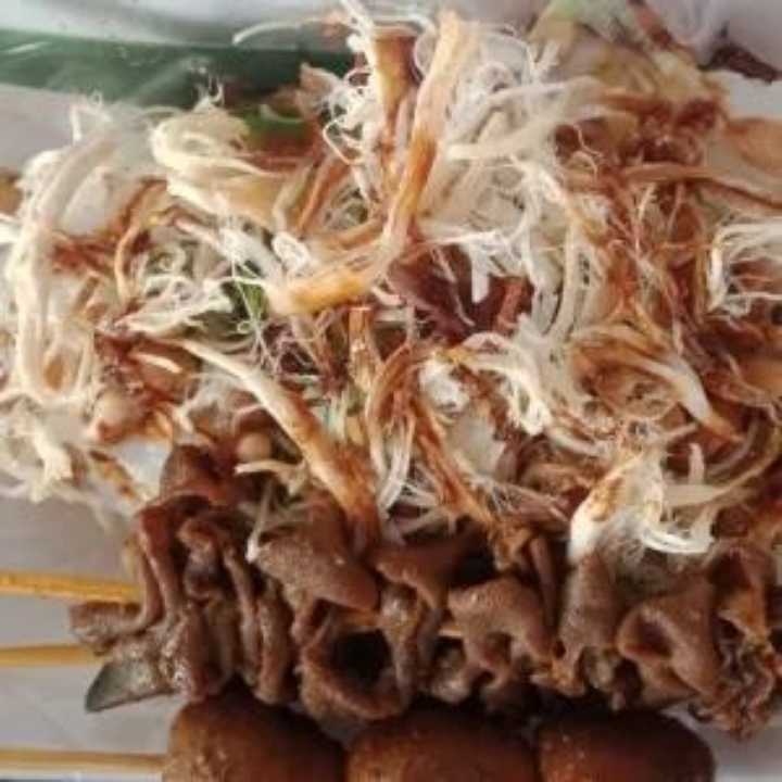 duwa bubur ayam komplet sate telor 2