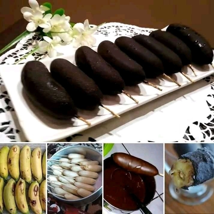 es pisang coklat 