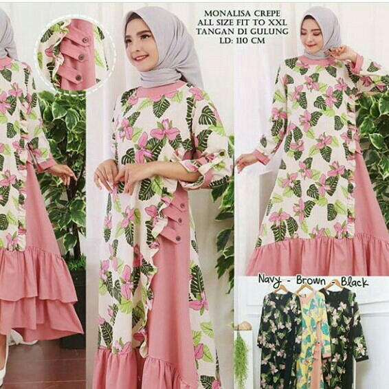 gamis bunga 2