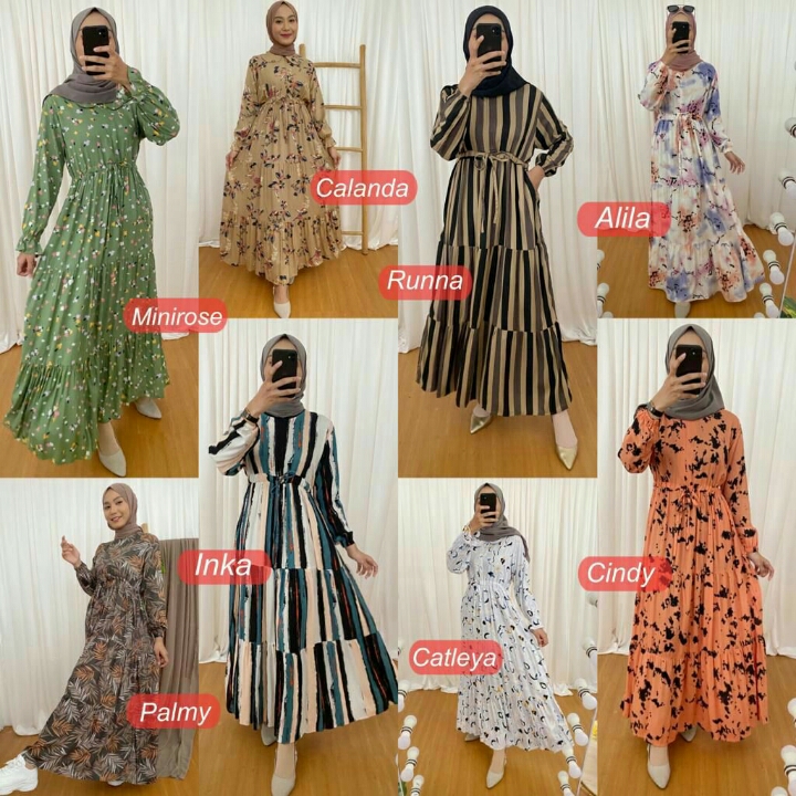 homey dress serut depan