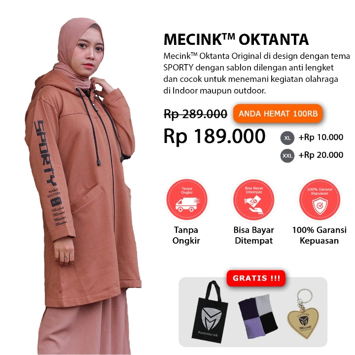 jaket muslimah oktanta