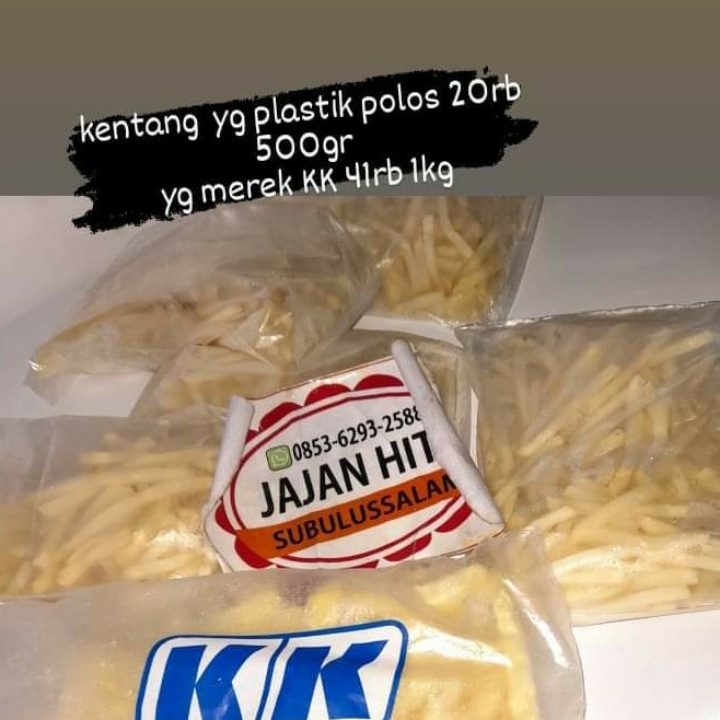 kentang goreng frozen 500gr