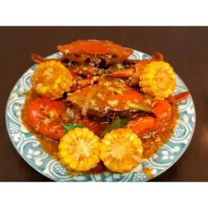 kepiting saos pedas