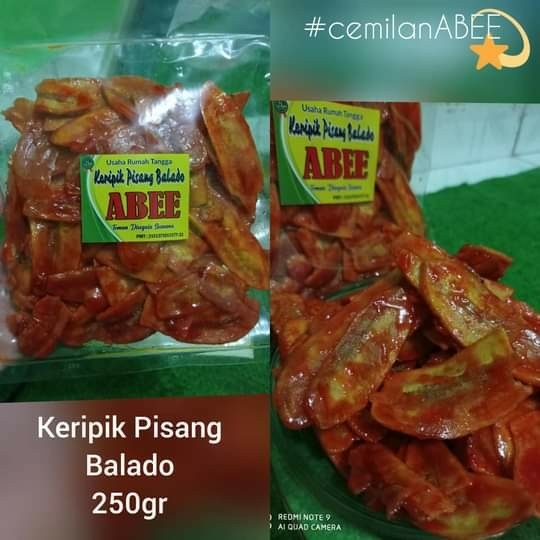 keripik pisang balado