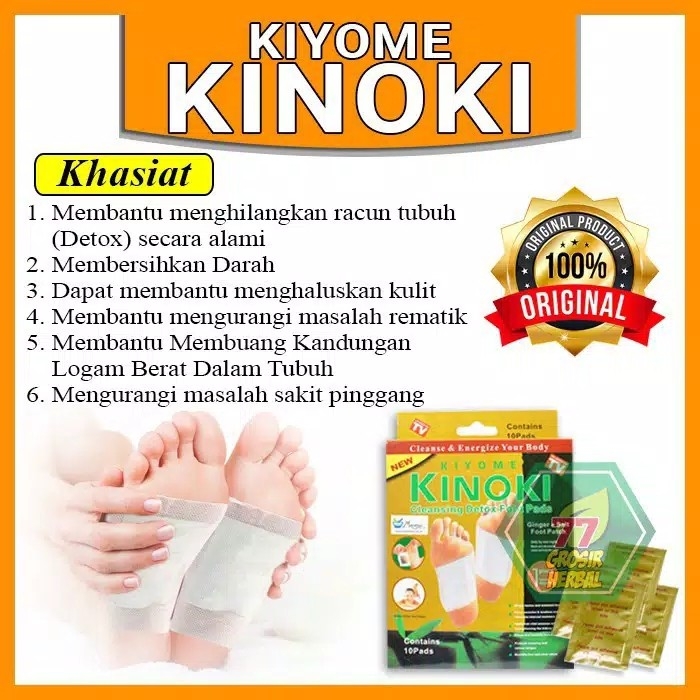 kinoki gold detox racun ditubuh secara instan