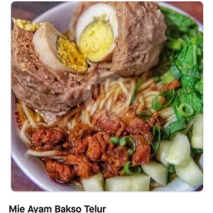 mie ayam bakso telur