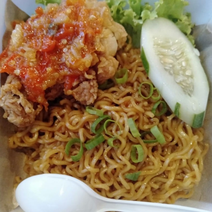 mie ayam geprek