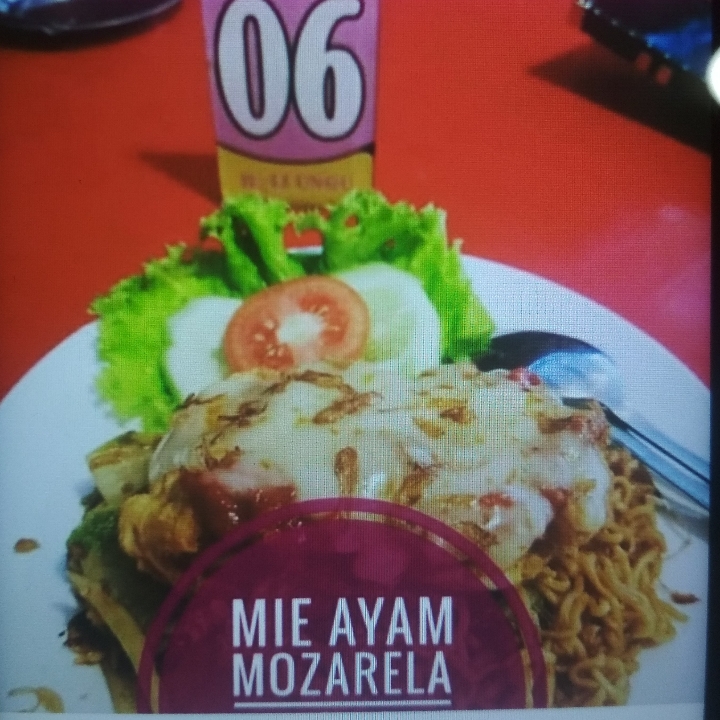 mie ayam mozarella