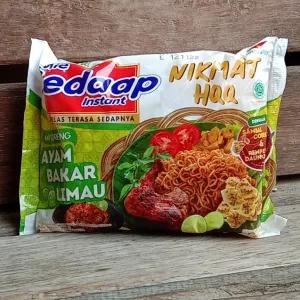 mie sedap goreng ayam bakar limau