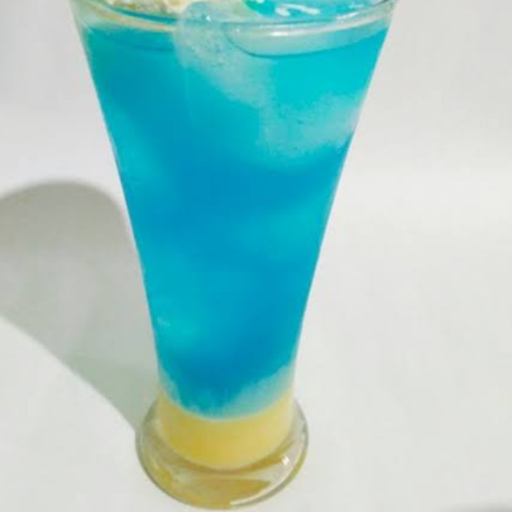 mix blue soda