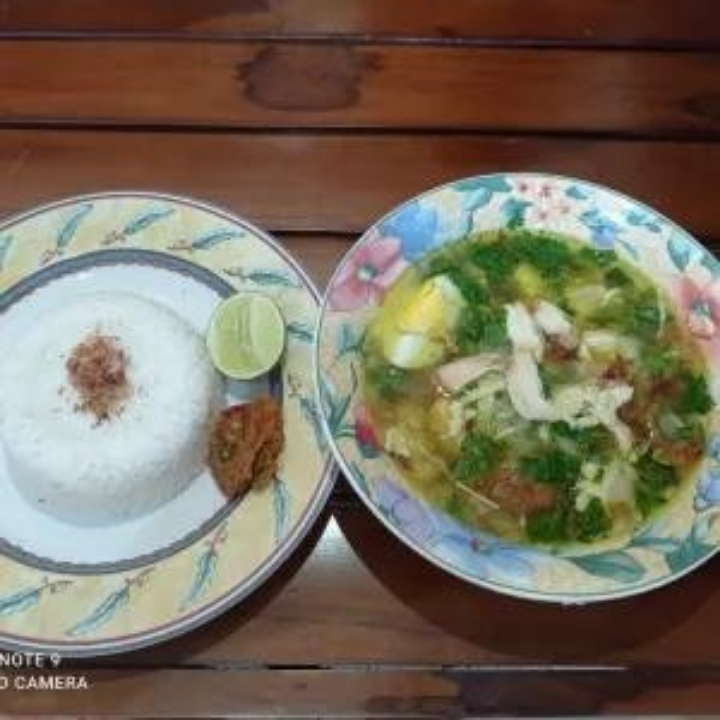 nasi  soto ayam surabaya