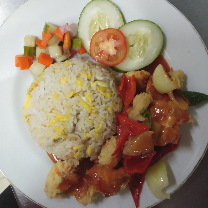 nasi Goreng Ayam Asam Manis