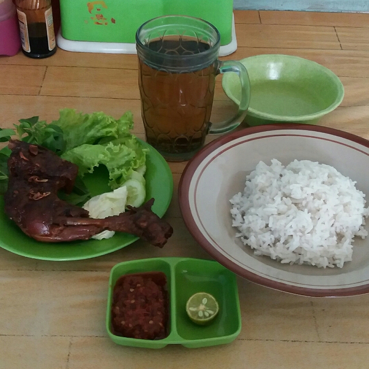 nasi ayam bakar 