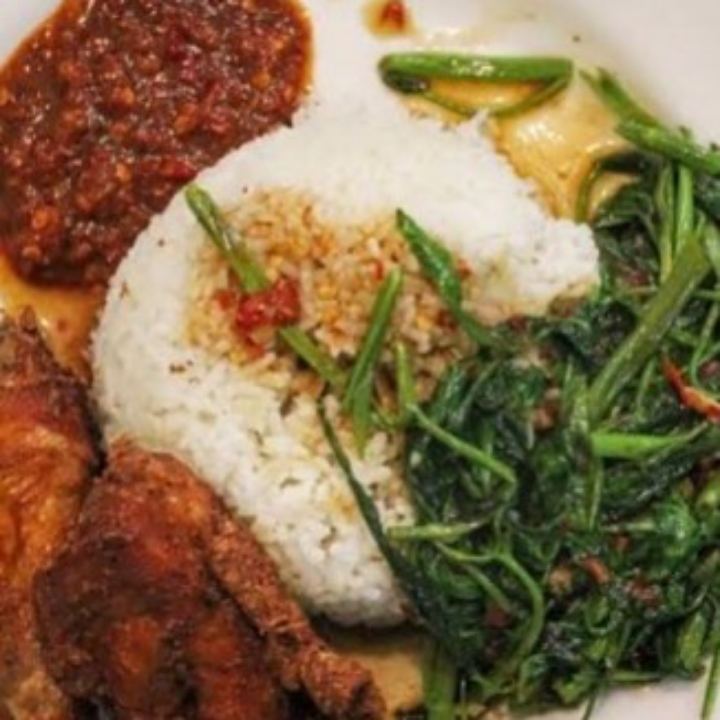 nasi campur ayam